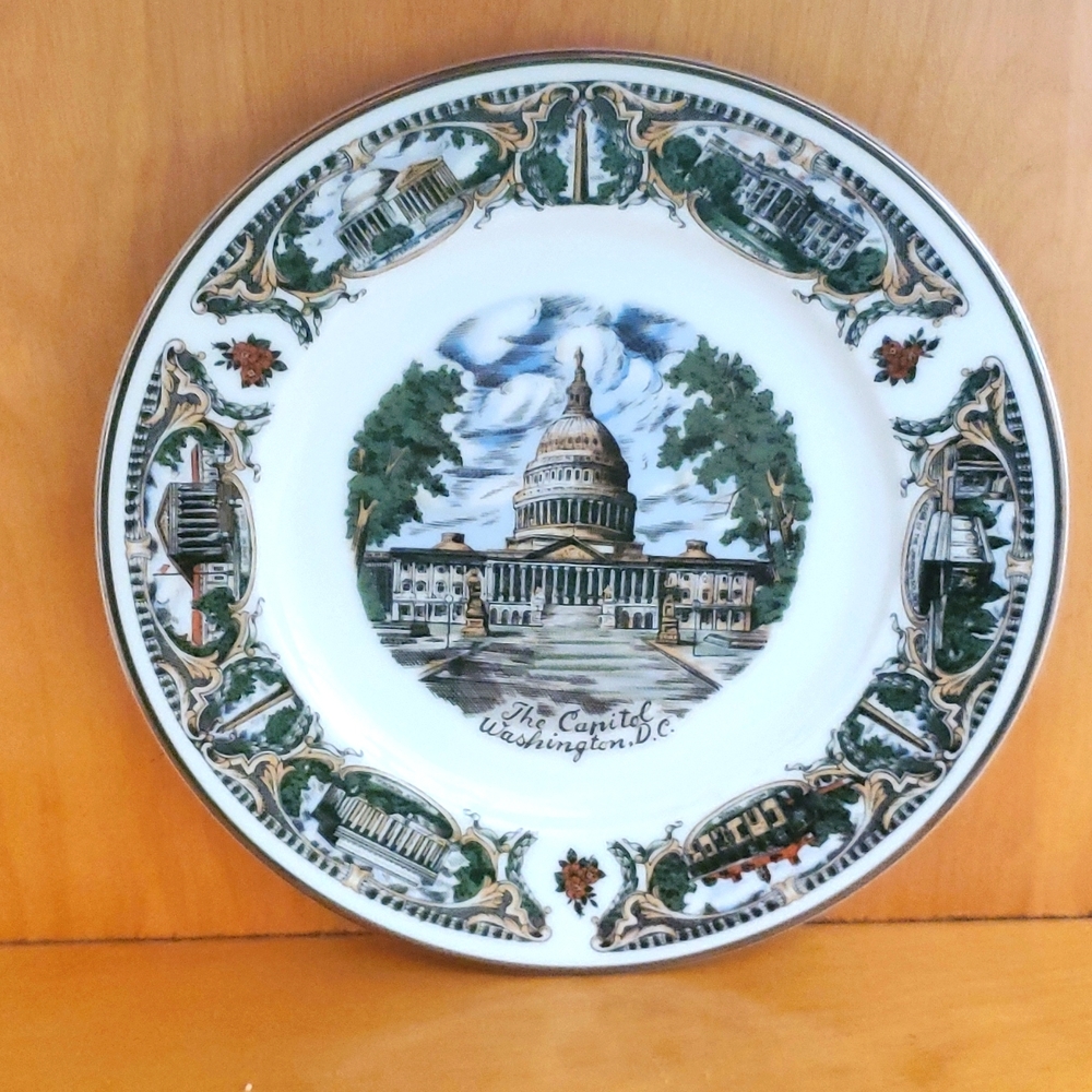 Capsco Washington DC Collectible Souvenir Plate
